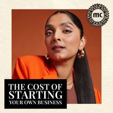 Deepica Mutyala and text "The Cost of Starting Your Own Business"