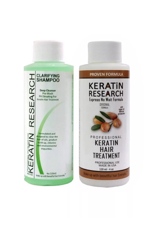 Best At-Home Keratin Treatments 2024 - Keratin Research Complex Brazilian Keratin Hair Blowout Treatment