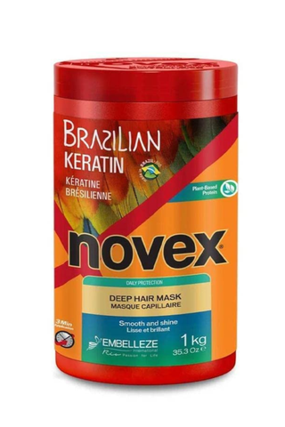 Best At-Home Keratin Treatments 2024 - Novex Brazilian Keratin Deep Conditioning Mask